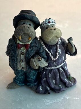 Boyds Bears Walrus Couple “Sir Wilfred & Bertha Blubberton -High Society”